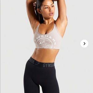 Gymshark Legacy Fitness Sports Bra in Taupe